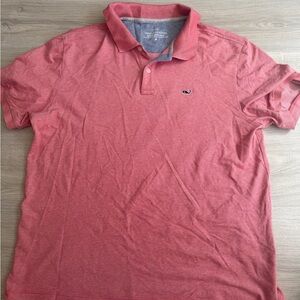 Vineyard Vines Men’s Heather Coral Polo
